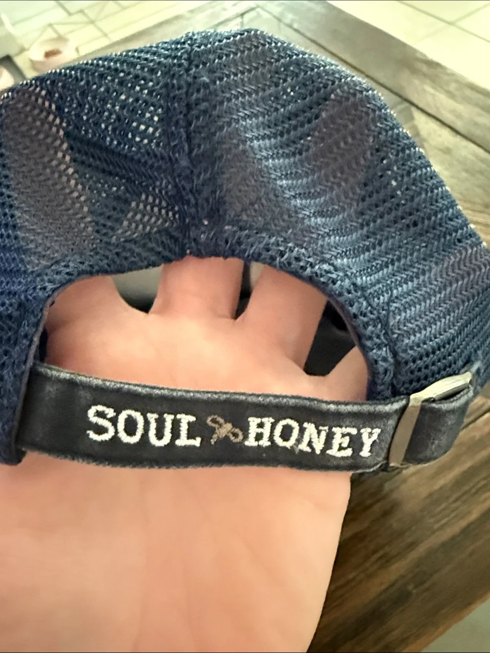 American Needle Soul Honey Love Conquers All Things Virgil Quote Trucker Hat